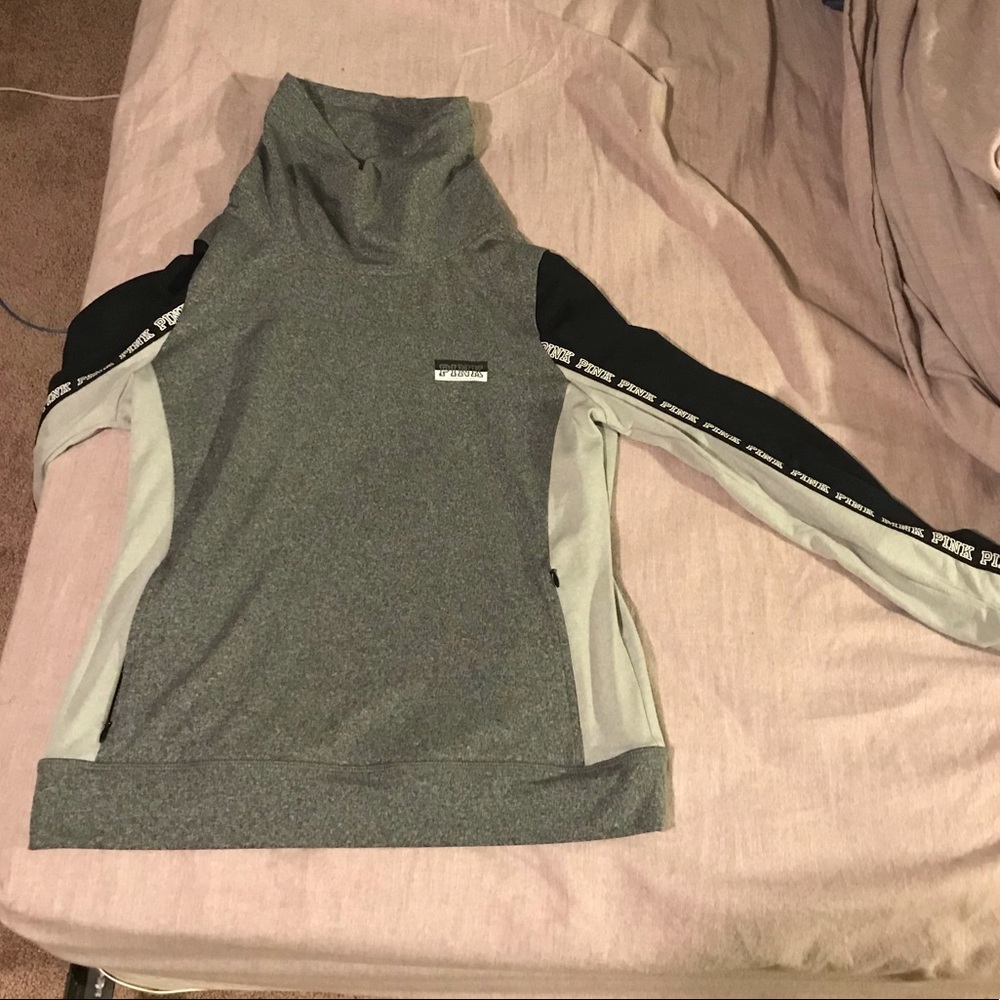 PINK chimney neck sweater